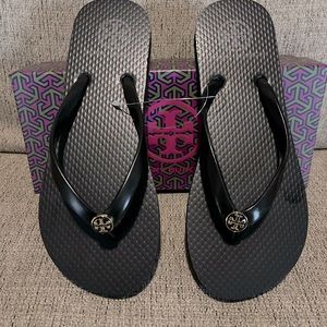 Tory Burch Flip Flop Size 5 - Black